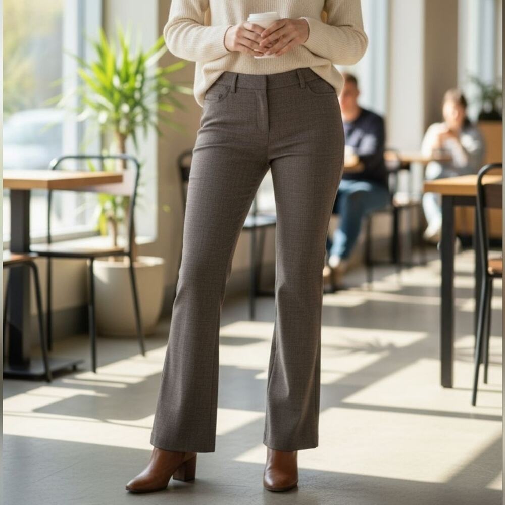 New York & Company | NWT | 16TALL | Brown | SlimFlare Pants